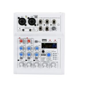 4-Channel DC 5V Mobile/Computer USB Play & Record Mixer (88 DSP Effects)